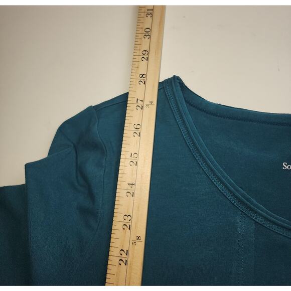 Soft surroundings Tunic Top Womens XL patchwork cabincore cozycore mature comfy - Picture 9 of 10